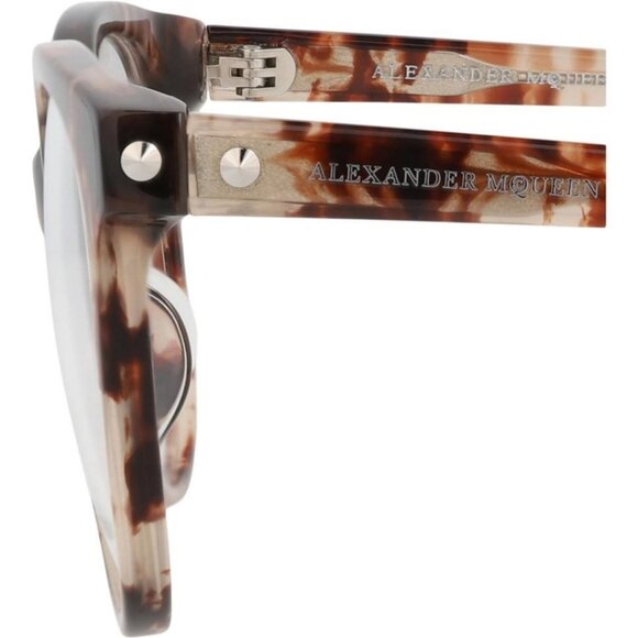 Alexander McQueen Womens Round/Oval Avana Avana Transparent Fashion Designer - Picture 4 of 4